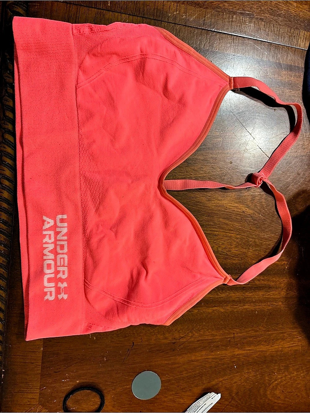 Under Armour Seamless Compression Sports Bra Pink XL